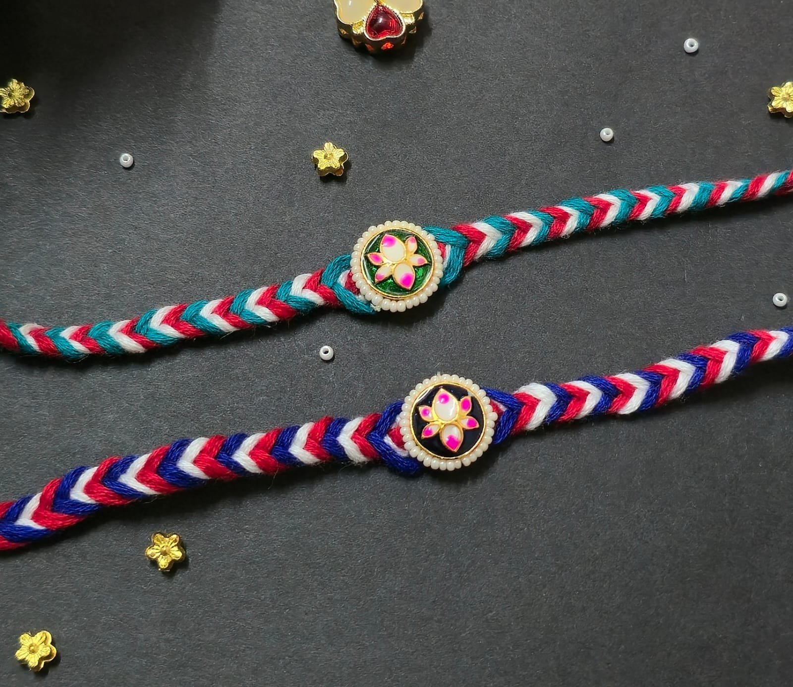 Lotus Braided Rakhi