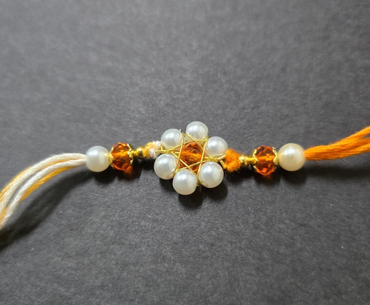 Pearl Floral Rakhi Collection