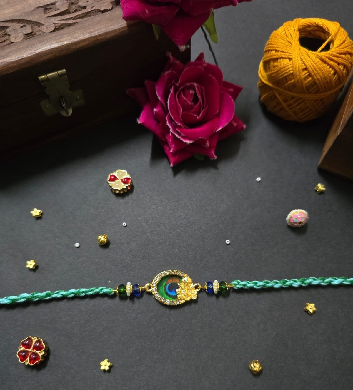 Ganesh Peacock AD Rakhi