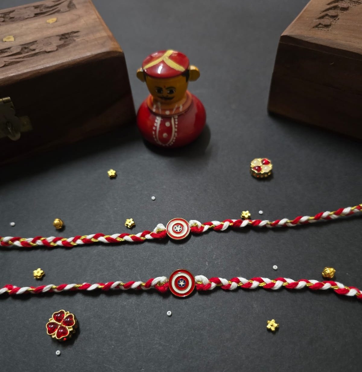 Kids Captain America Shield Rakhi