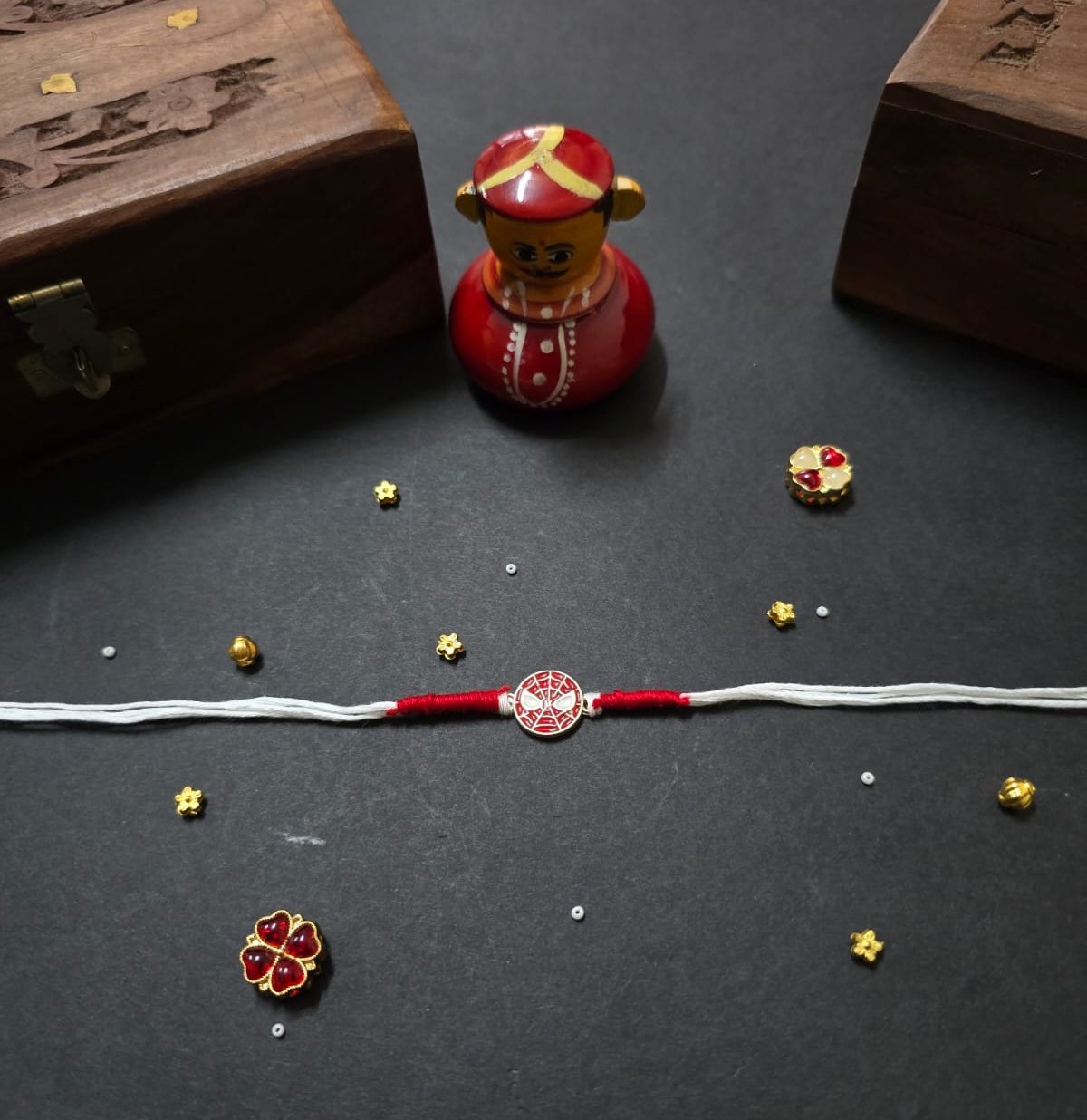 Kids Spider-Man Face Rakhi