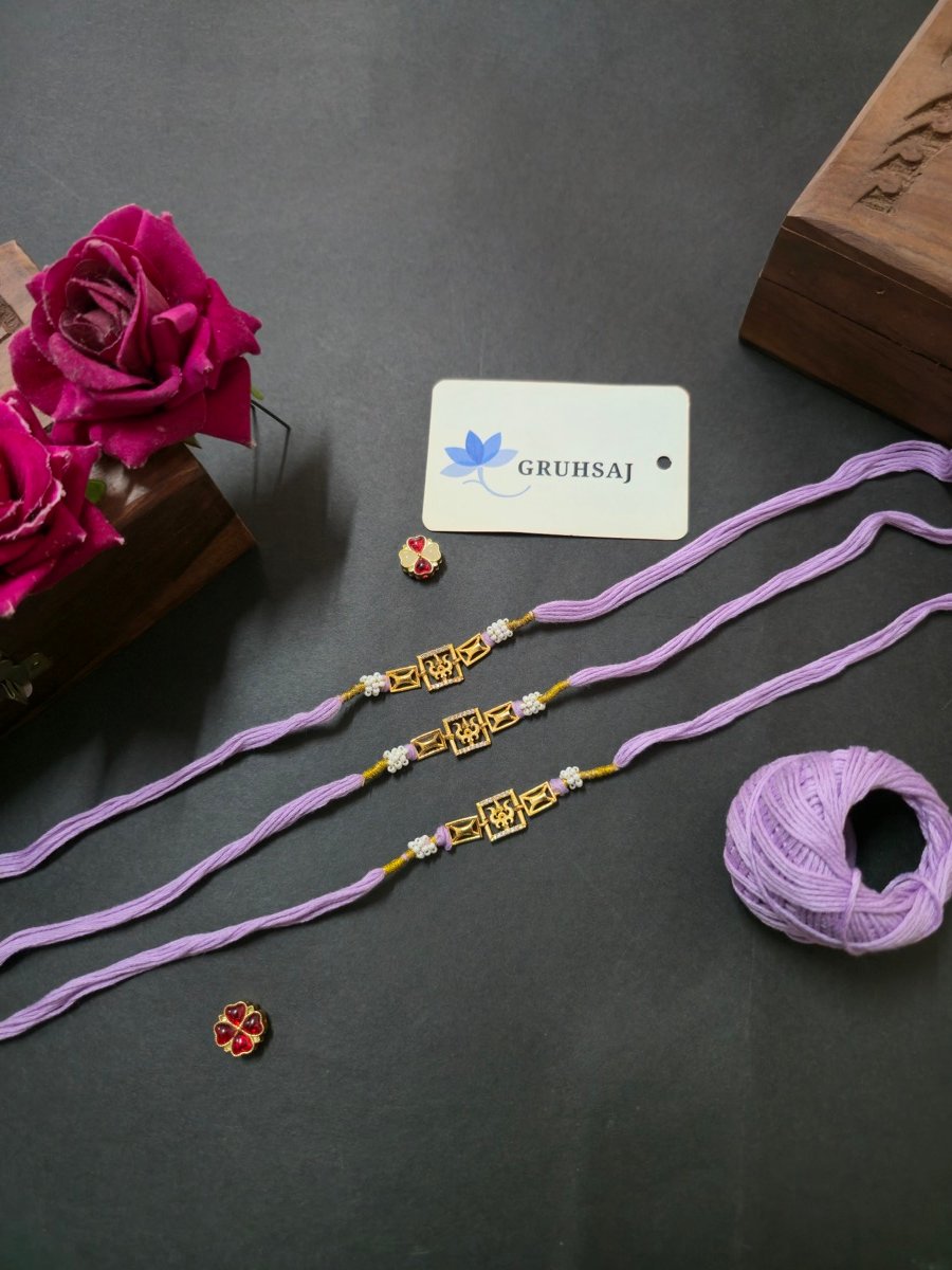 Trishul Kundan Rakhi